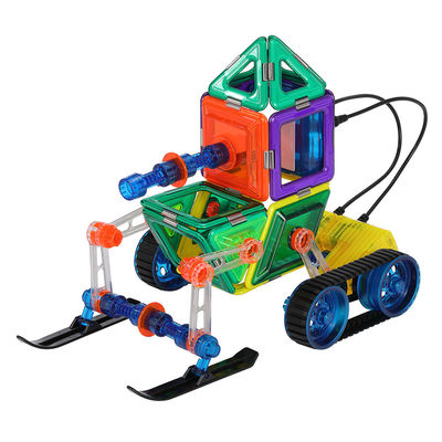 comprar Blocos magnéticos de plástico azulejos magnéticos Set de carro com motor a controle remoto online manufacture