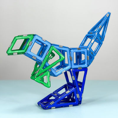 comprar Popular Educacional Magnético tijolos Brinquedos Velociraptor Magnético Blocos 3D Estrutura online manufacture