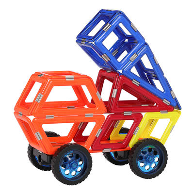 comprar Crianças Magnéticos Blocos de Construção Carros Brinquedos Engenharia Veículo 3D Magnet Set online manufacture