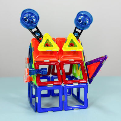 comprar OEM Cor-de-Rosa azulejos magnéticos de ciência puzzle Toy Mecha House Monstro Formas online manufacture