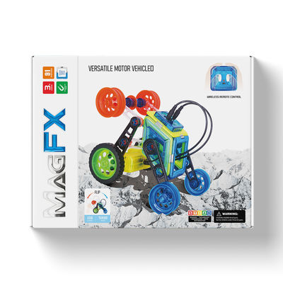 Brinquedos DIY Puzzle Blocos Magnéticos Conjuntos Formas Versáteis Areias Magnéticas de Construção com Roda