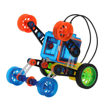 Plástico liso DIY controle remoto Blocos magnéticos Veículo auxiliado de carro Brinquedos infantis