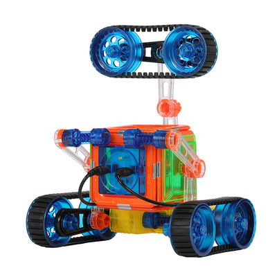 OEM Educacional azulejos magnéticos controle remoto carro plástico blocos magnéticos brinquedos
