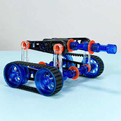 Blocos de construção magnéticos criativos com controle remoto de rodas Acessórios de montagem de automóveis