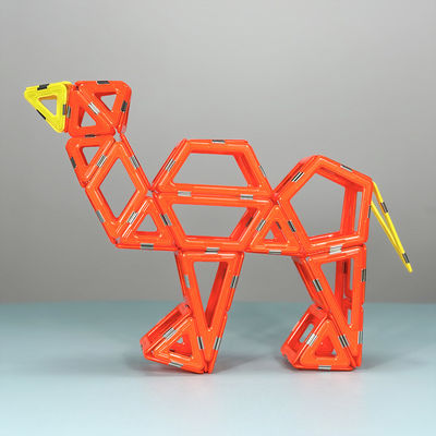 Crianças Educacional Camelo Animal Modelo Magnético Diy Montar Chapas Magnético Brinquedos
