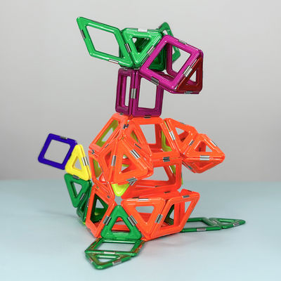 3D Criativo Crianças Brinquedo canguru Blocos magnéticos Animais de cores vivas