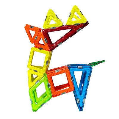 Estrutura 3D Fawn Blocos de azulejos magnéticos Brinquedos reutilizáveis Coloridos DIY Assemble