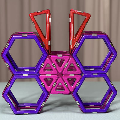 Estruturas de borboleta 3D Blocos de brinquedo magnéticos Superfície lisa Brinquedos de construção Crianças presente