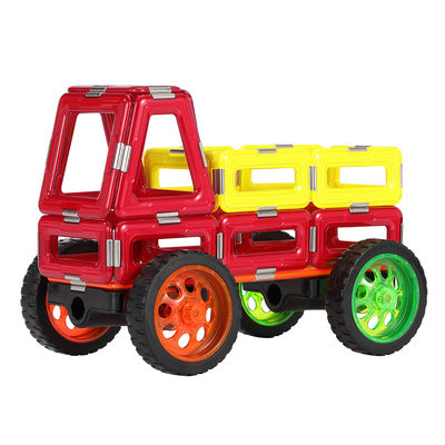 Construção DIY Chapas magnéticas Veículos Minivanes Blocos magnéticos Brinquedos STEM Educação