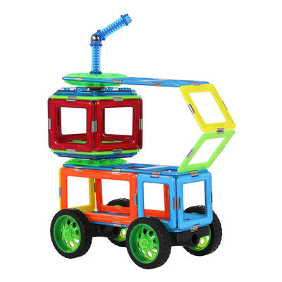 Venda a retalho de azulejos magnéticos Veículos Brinquedos de construção de automóveis para crianças Certificado CPC