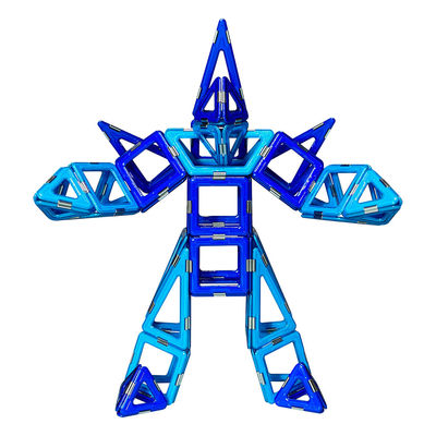 Puzzle Ciência magnética azulejos Mecha Blocos magnéticos 3D para mentes criativas
