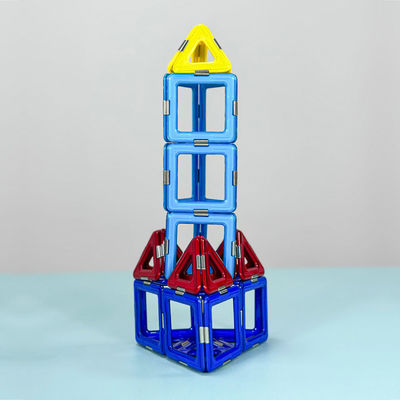 Criatividade Aprendizagem Magnética Ciência azulejos Mecha Shenzhou VII Blocos Brinquedos