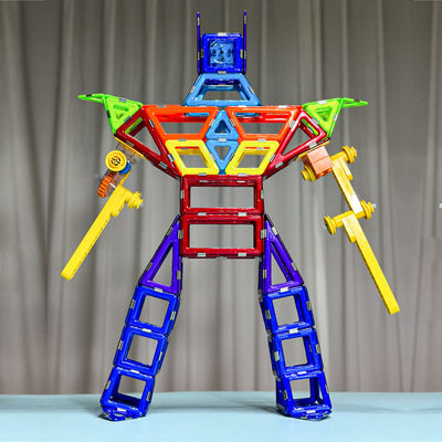 Mecha Optimus Prime, azulejos magnéticos de ciência, blocos magnéticos multi-educacionais.