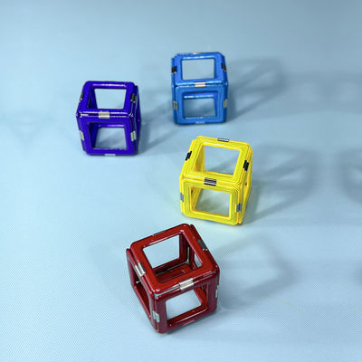 Crianças personalizadas aprendendo blocos de construção magnéticos 3D / azulejos de construção magnéticos