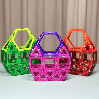 Brinquedos DIY Blocos Magnéticos Escenário da Vida, Blocos Magnéticos Educativos