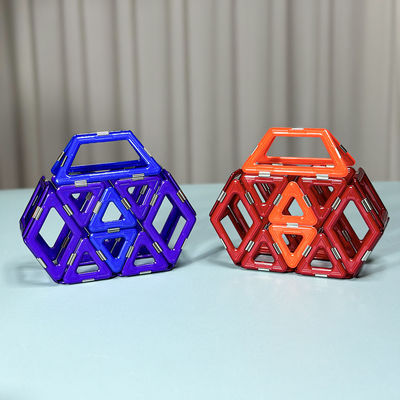 DIY 3D Crianças Criativas Diy Magnético Blocos de Construção Formas de Saco Telhas Magnéticas