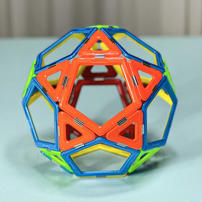 DIY 3D azulejos magnéticos estilo livre exploração planetária formas magnéticos blocos de construção